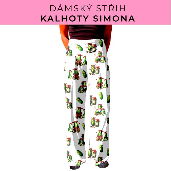 Dámský střih - kalhoty Simona