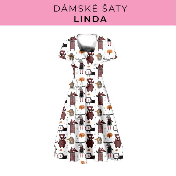 DÁMSKÝ střih - šaty Linda