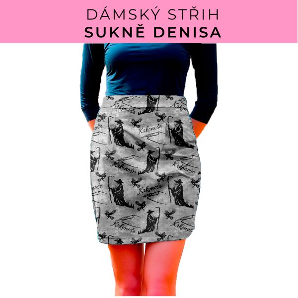 Dámský střih - Dámská sukně Denisa