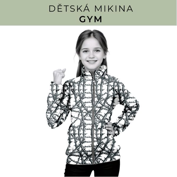 Dětská střih - mikina GYM