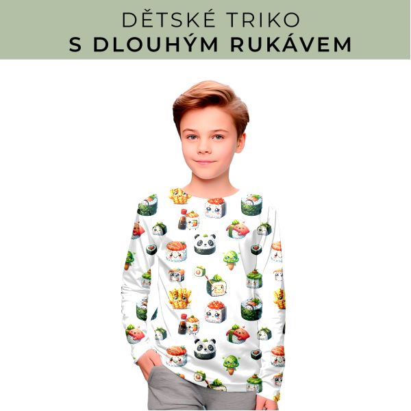 DĚTSKÝ střih - triko dlouhý rukáv