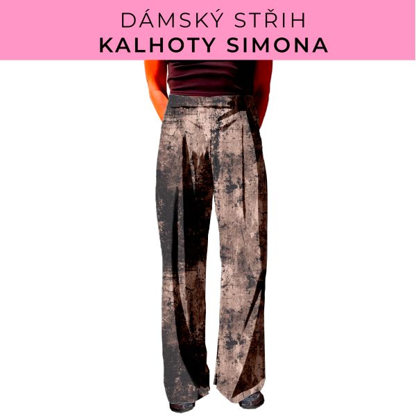 Dámský střih - kalhoty Simona