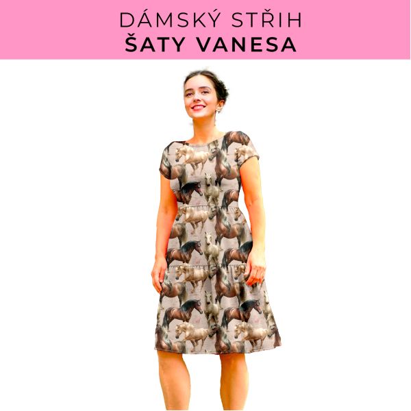 Dámský střih šaty Vanesa