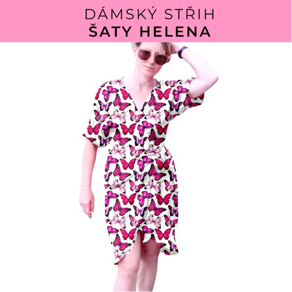 Dámský střih na šaty  Helena