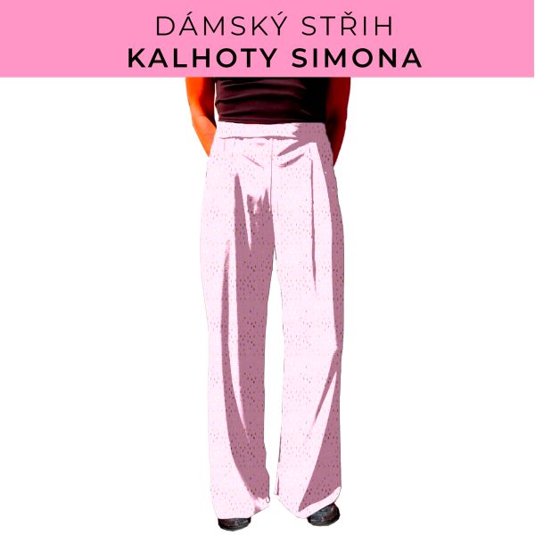 Dámský střih - kalhoty Simona