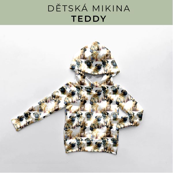 DĚTSKÝ střih - Mikina Teddy