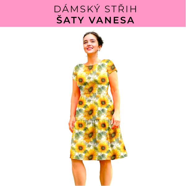 Dámský střih šaty Vanesa