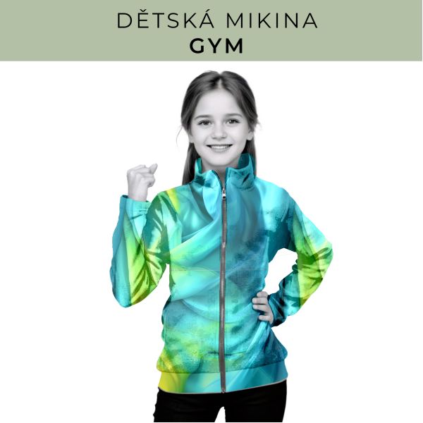 Dětská střih - mikina GYM
