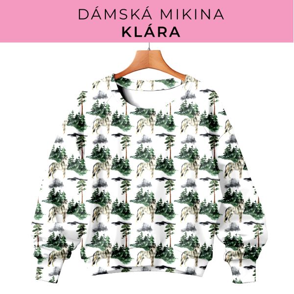 DÁMSKÝ střih - mikina Klára