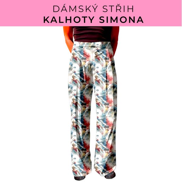 Dámský střih - kalhoty Simona