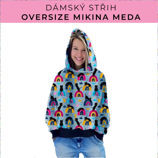 Dámský střih - mikina Meda