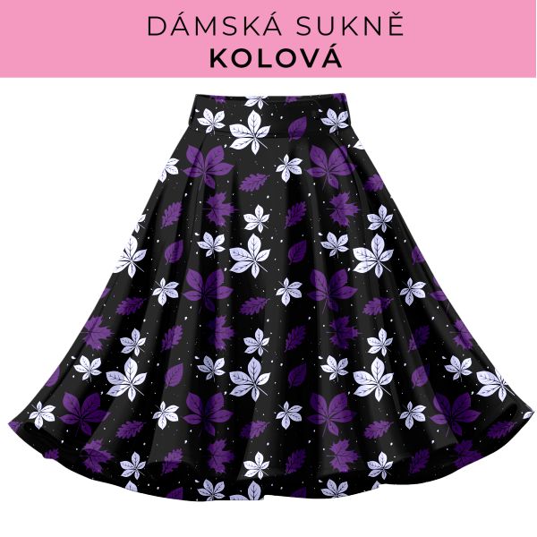 DÁMSKÝ střih - Kolová sukně