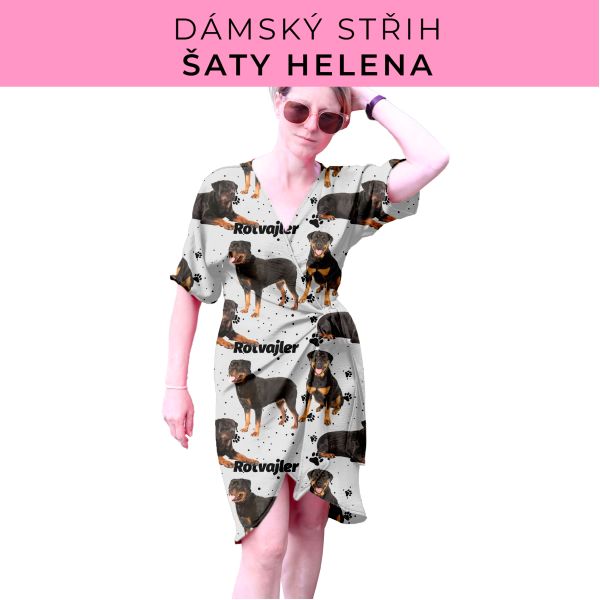 Dámský střih na šaty  Helena