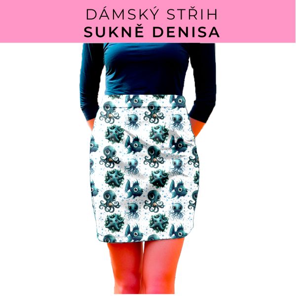 Dámský střih - Dámská sukně Denisa