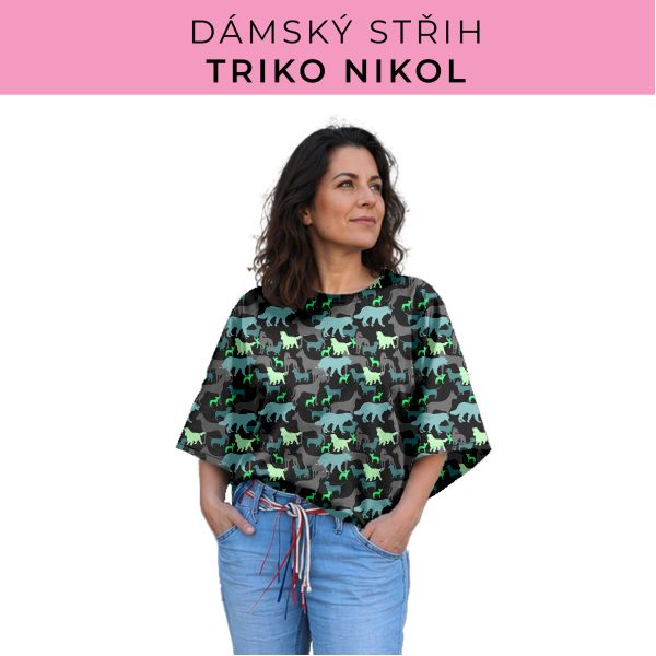 Dámský střih -  triko Nikol