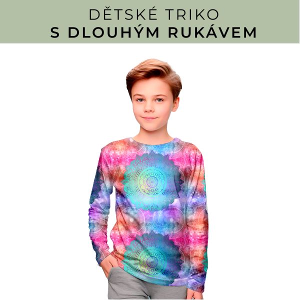 DĚTSKÝ střih - triko dlouhý rukáv