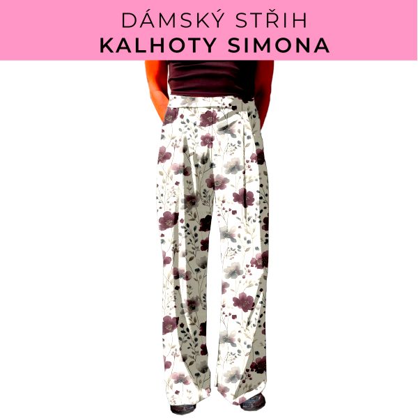 Dámský střih - kalhoty Simona
