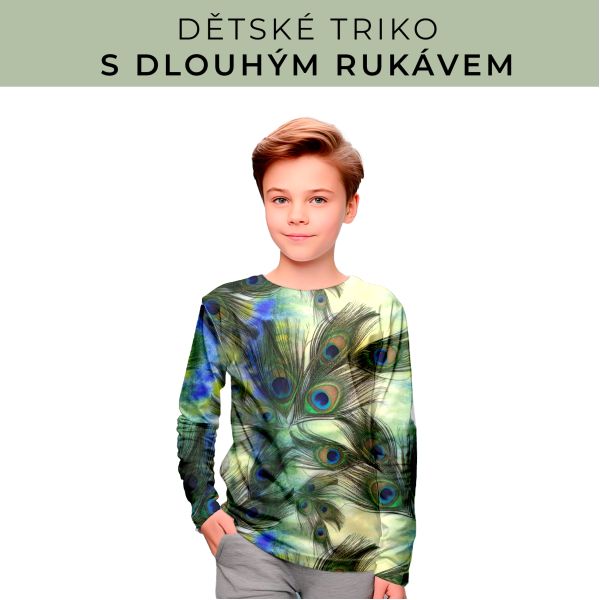 DĚTSKÝ střih - triko dlouhý rukáv
