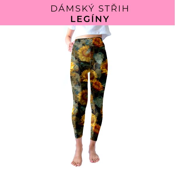 DÁMSKÝ střih - legíny SPORT - SLIM FIT