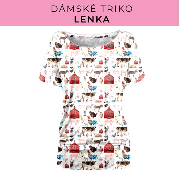 DÁMSKÝ střih - Triko Lenka