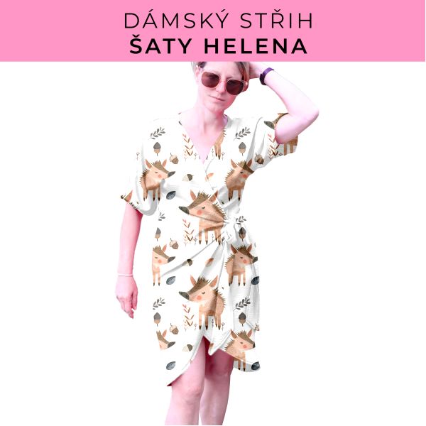 Dámský střih na šaty  Helena