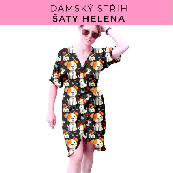 Dámský střih na šaty  Helena