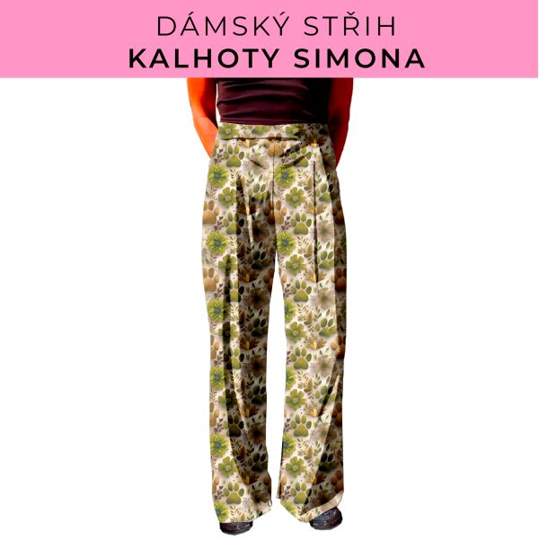 Dámský střih - kalhoty Simona