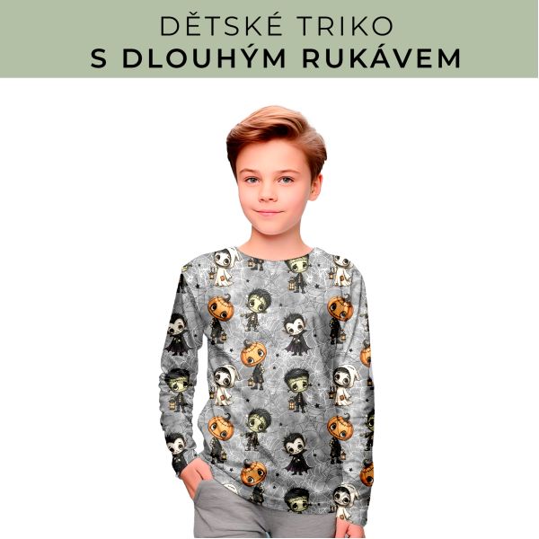 DĚTSKÝ střih - triko dlouhý rukáv