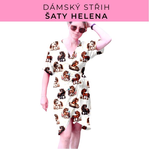 Dámský střih na šaty  Helena