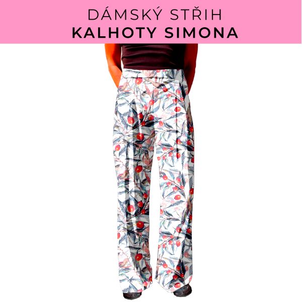 Dámský střih - kalhoty Simona