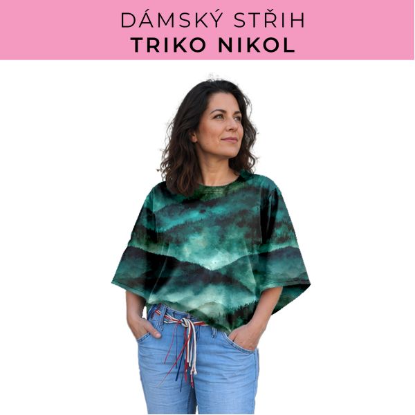 Dámský střih -  triko Nikol