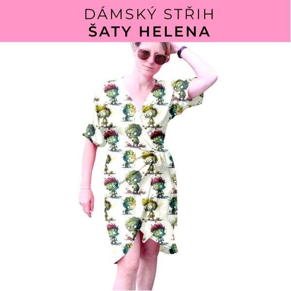 Dámský střih na šaty  Helena