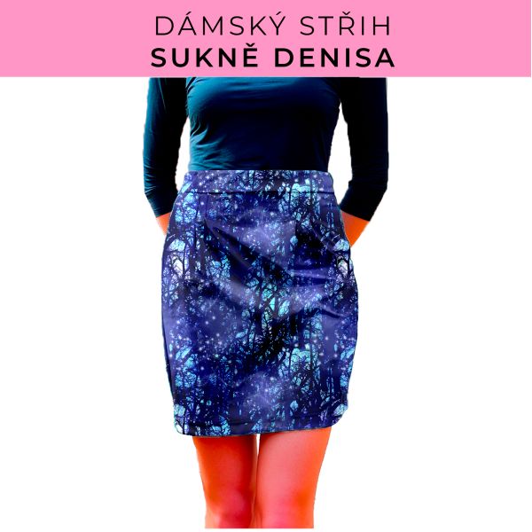 Dámský střih - Dámská sukně Denisa