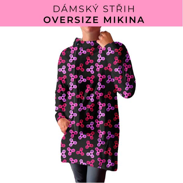 DÁMSKÝ střih - Oversize mikina