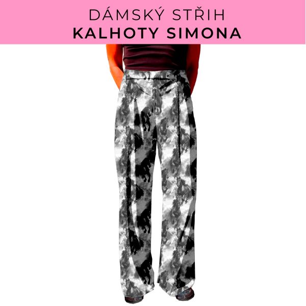 Dámský střih - kalhoty Simona