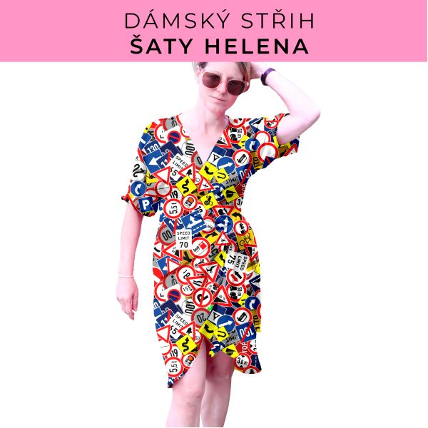 Dámský střih na šaty  Helena