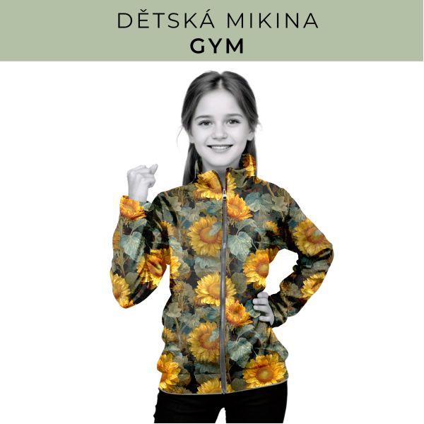 Dětská střih - mikina GYM