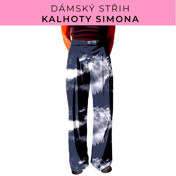 Dámský střih - kalhoty Simona