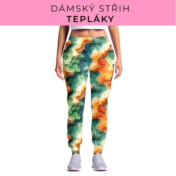 DÁMSKÝ střih - tepláky