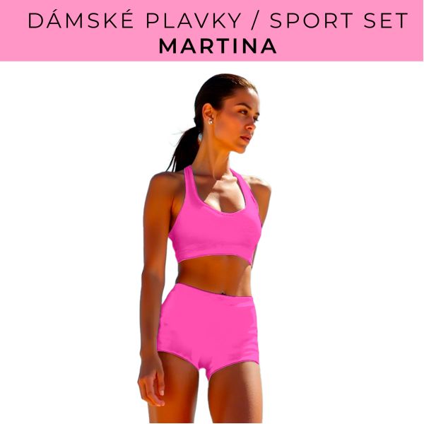 Dámský střih - plavky / sportovní set Martina