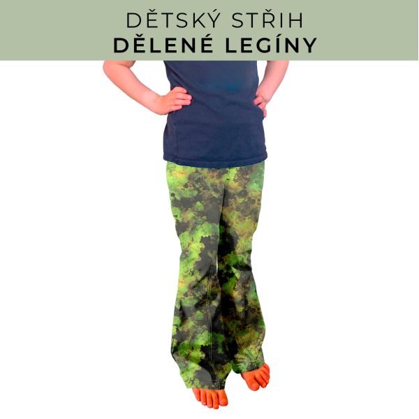 Dětský střih - Dělené legíny