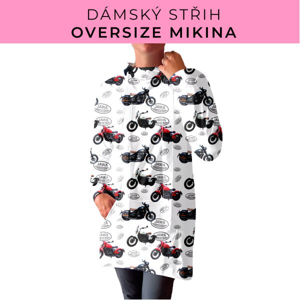 DÁMSKÝ střih - Oversize mikina