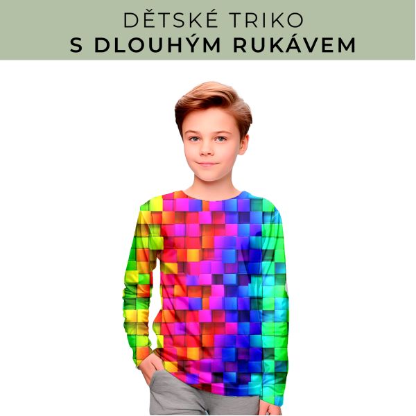 DĚTSKÝ střih - triko dlouhý rukáv