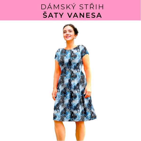 Dámský střih šaty Vanesa