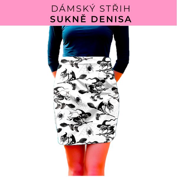 Dámský střih - Dámská sukně Denisa