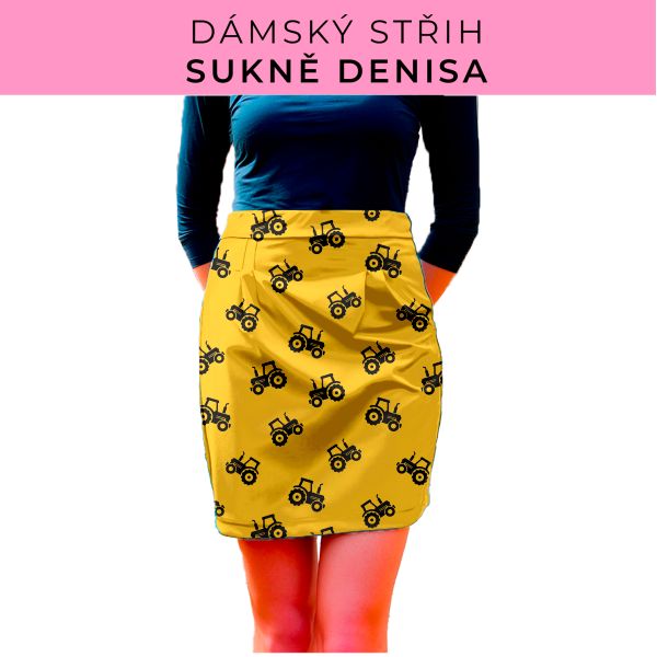 Dámský střih - Dámská sukně Denisa