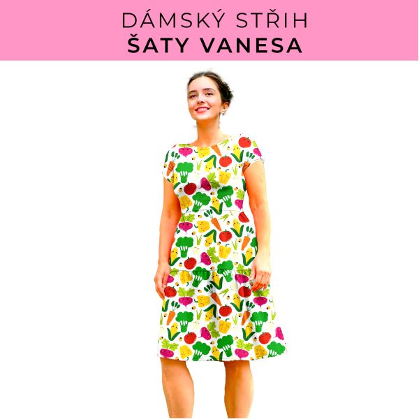 Dámský střih šaty Vanesa
