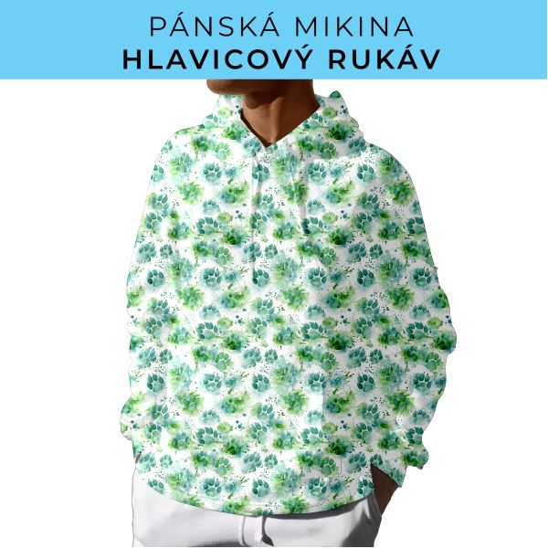 PÁNSKÝ střih - mikina s kapucí