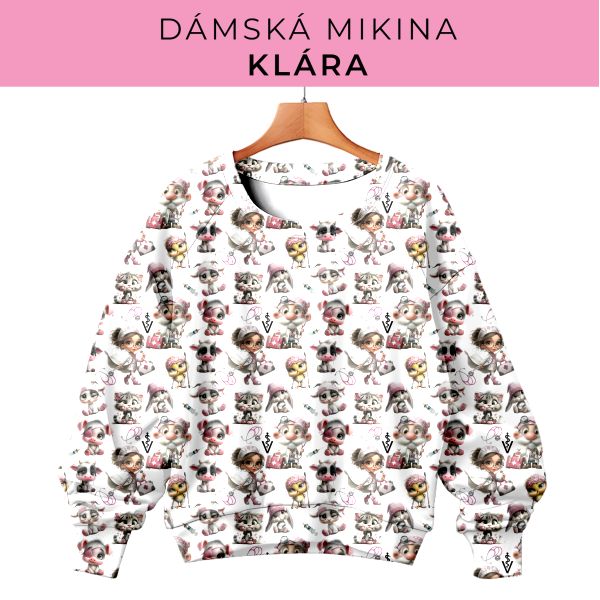 DÁMSKÝ střih - mikina Klára