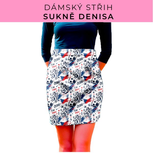 Dámský střih - Dámská sukně Denisa